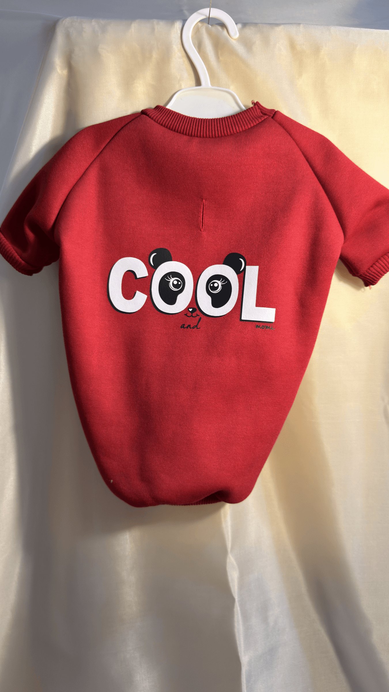 "Cool" Kırmızı Evcil Hayvan Kıyafeti - Görsel 1