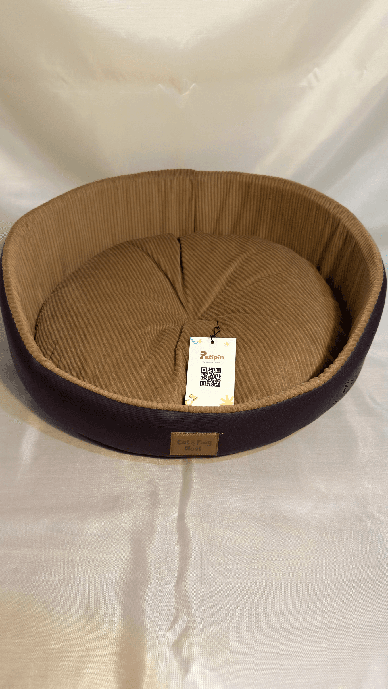 Hardal Kadife Deri Yatak - Görsel 1