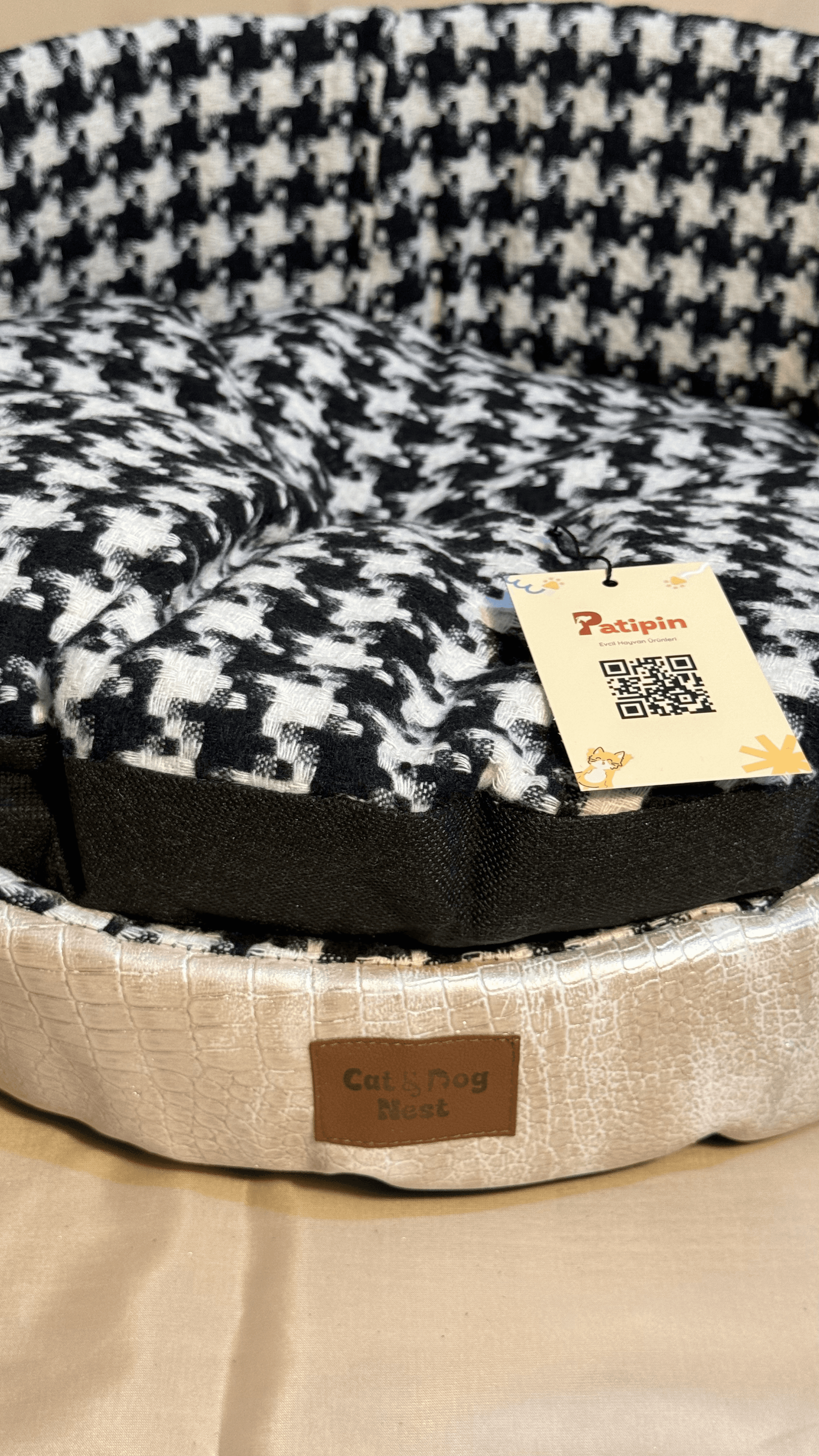 Kareli, Yılan Derisi Kenarlı, Deri Yatak - Görsel 2