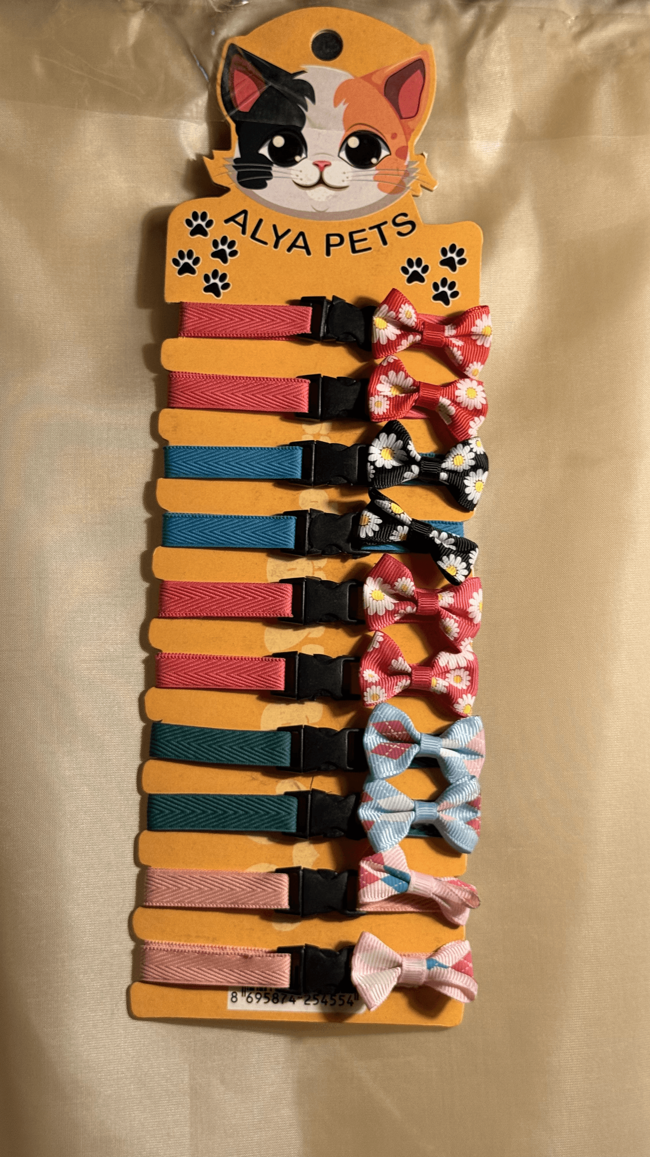 Karışık Desenli Kedi Tasması 10'lu (1) - Görsel 1