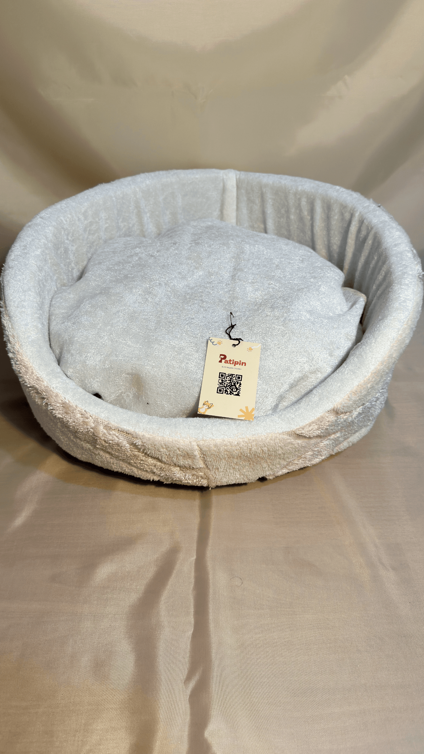 Pembe Desenli Peluş Yatak - Görsel 1